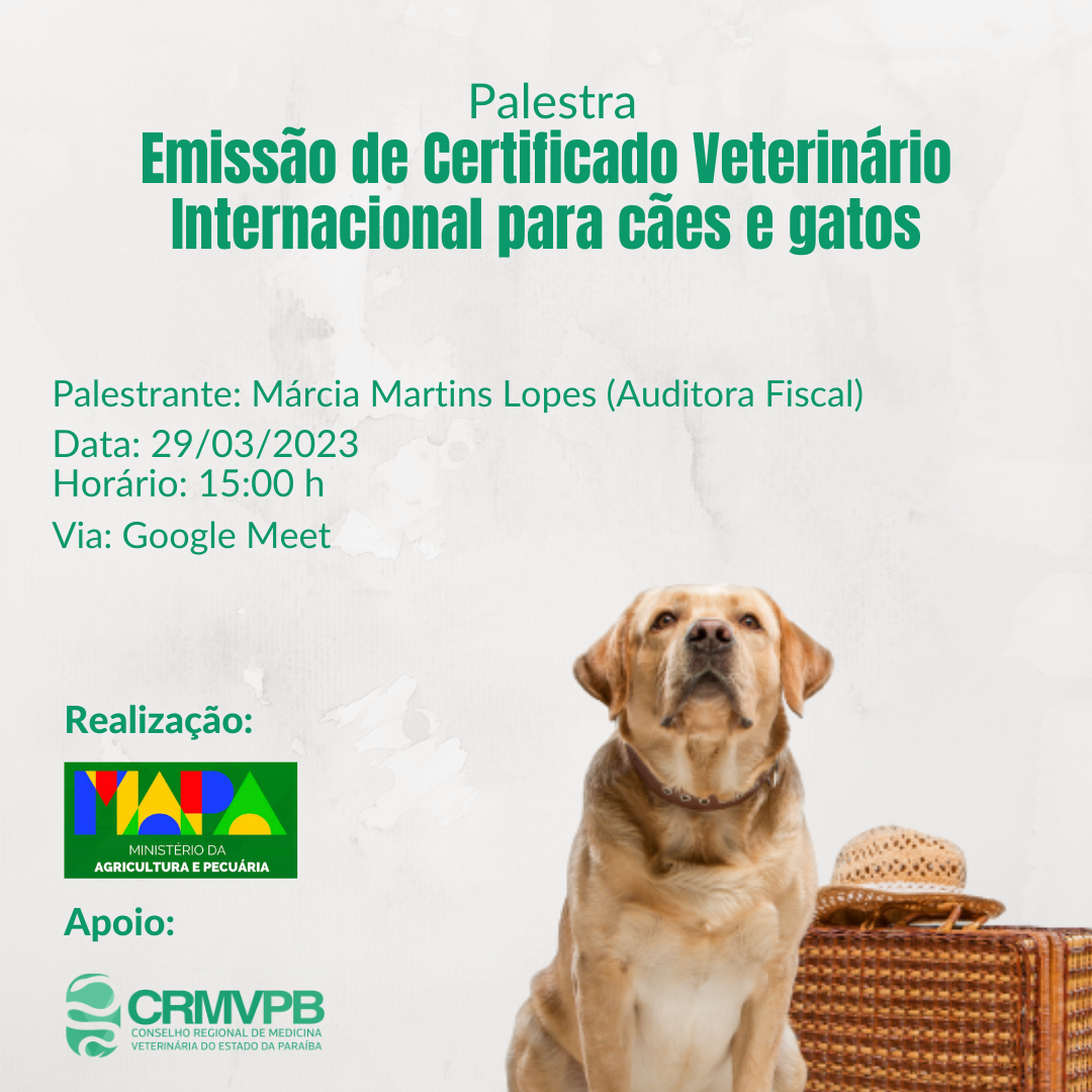 Certificado Veterinário Internacional para cães e gatos (1)